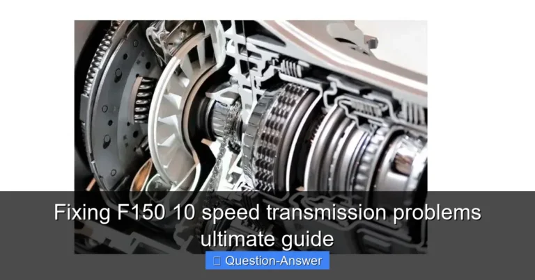 Fixing F150 10 speed transmission problems ultimate guide