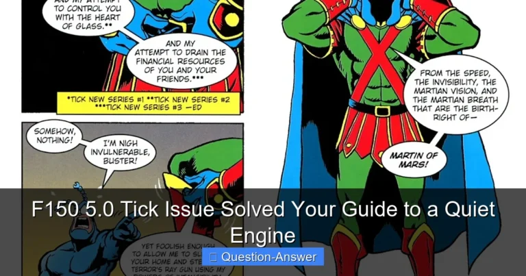 F150 5.0 Tick Issue Solved Your Guide to a Quiet Engine