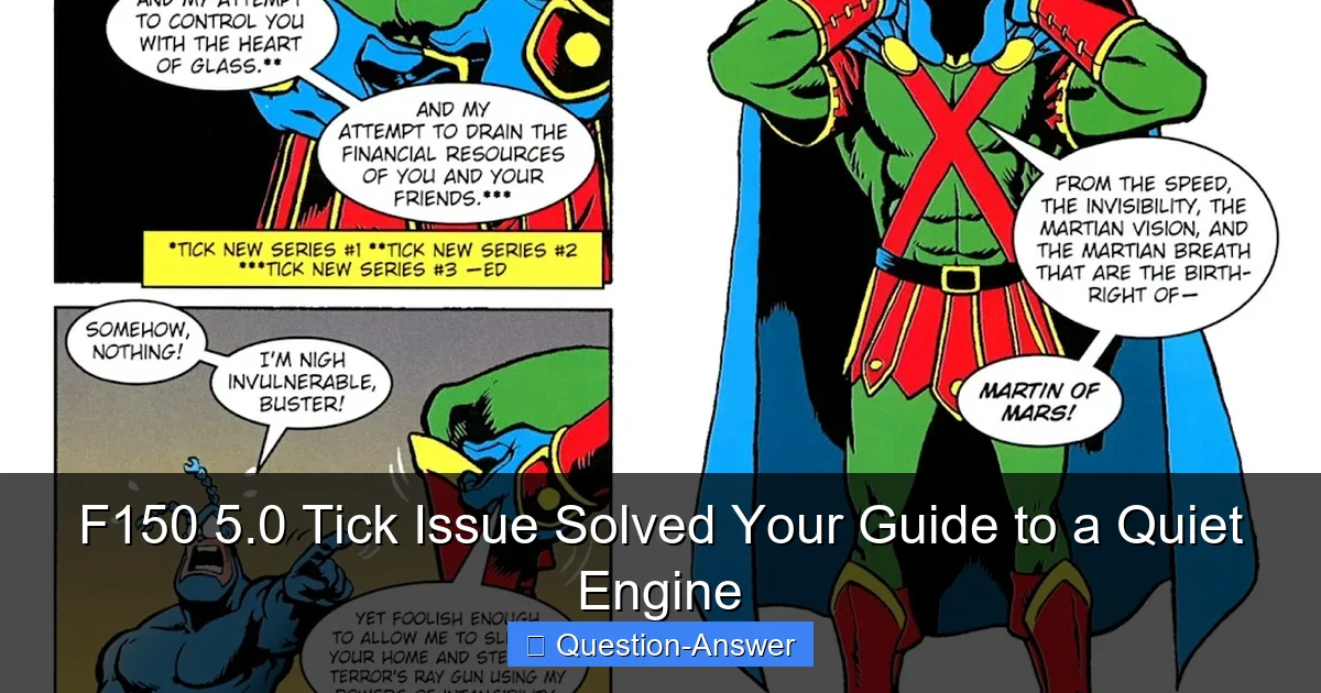 F150 5.0 Tick Issue Solved Your Guide to a Quiet Engine