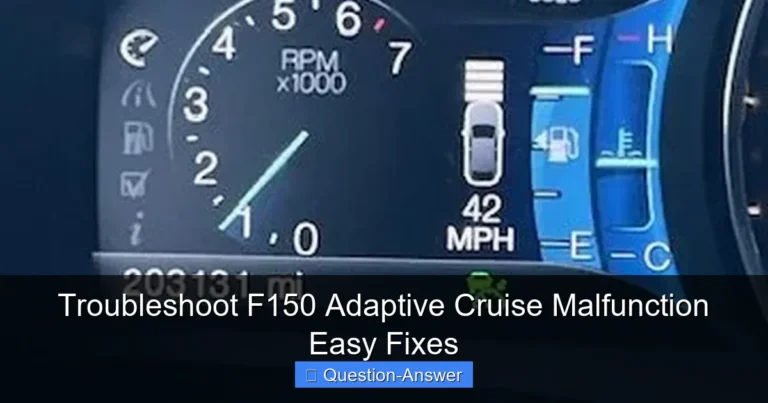 Troubleshoot F150 Adaptive Cruise Malfunction Easy Fixes