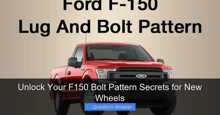 Unlock Your F150 Bolt Pattern Secrets for New Wheels