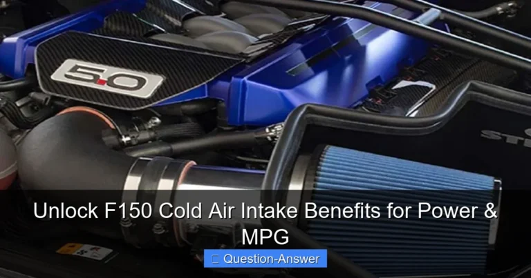 Unlock F150 Cold Air Intake Benefits for Power & MPG