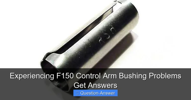 Experiencing F150 Control Arm Bushing Problems Get Answers