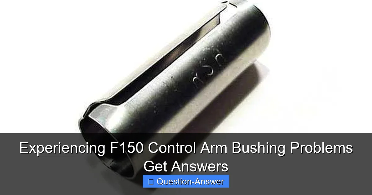 Experiencing F150 Control Arm Bushing Problems Get Answers