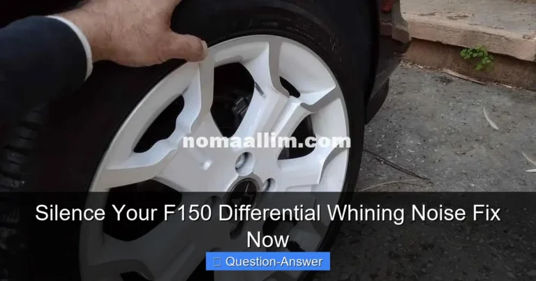 Silence Your F150 Differential Whining Noise Fix Now