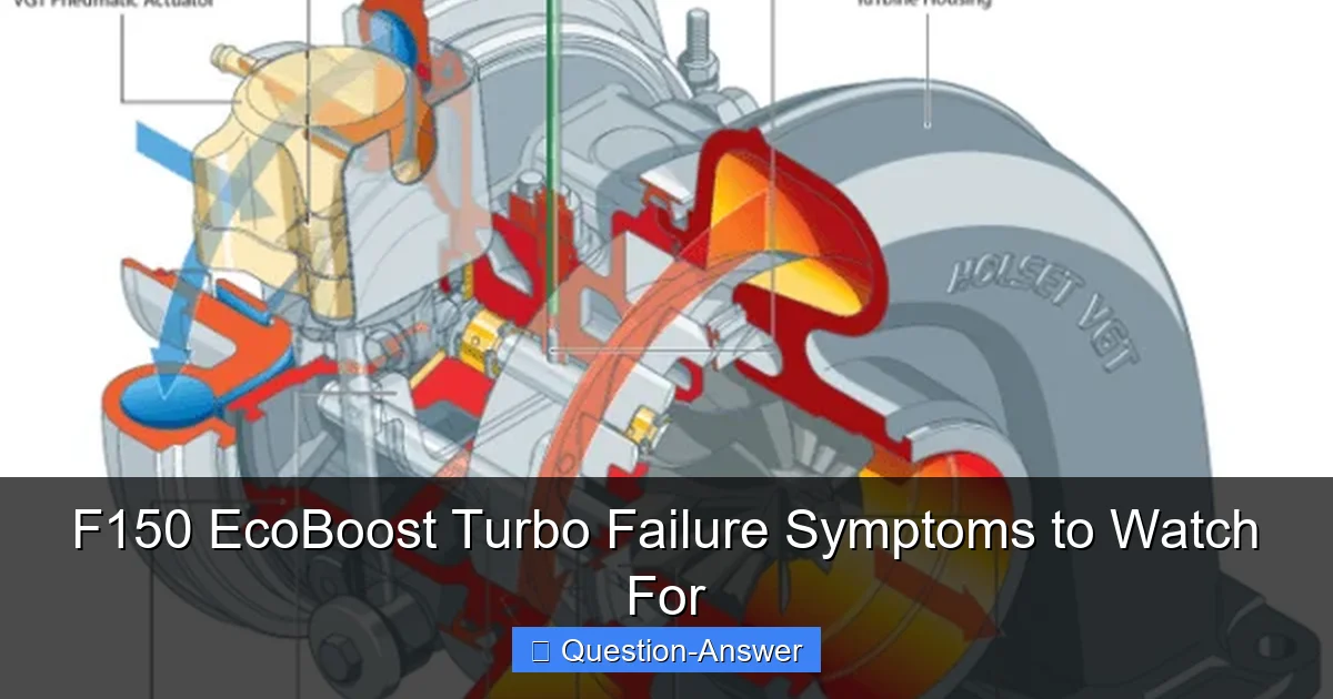 F150 EcoBoost Turbo Failure Symptoms to Watch For