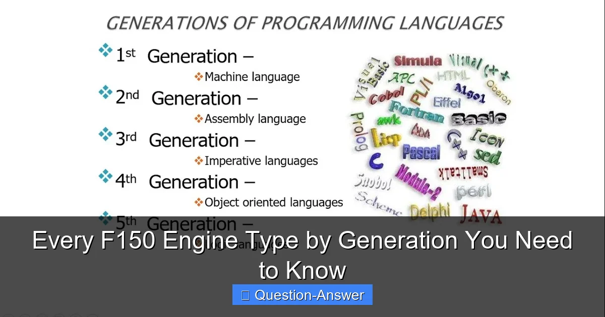 Every F150 Engine Type by Generation You Need to Know