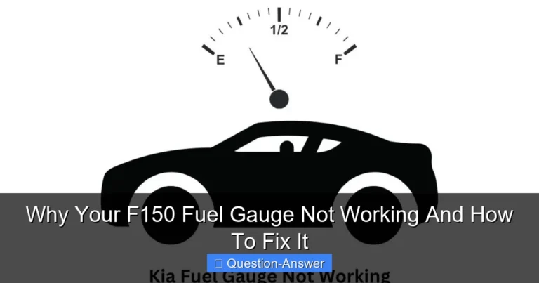 Why Your F150 Fuel Gauge Not Working And How To Fix It