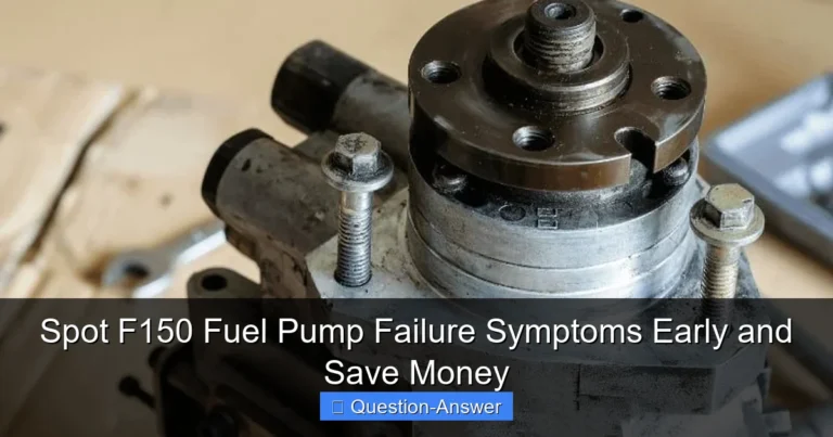 Spot F150 Fuel Pump Failure Symptoms Early and Save Money