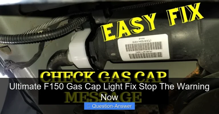 Ultimate F150 Gas Cap Light Fix Stop The Warning Now