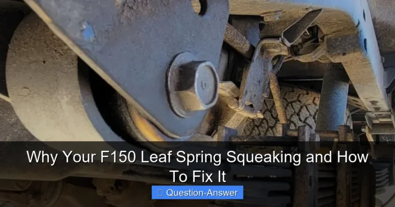 Why Your F150 Leaf Spring Squeaking and How To Fix It