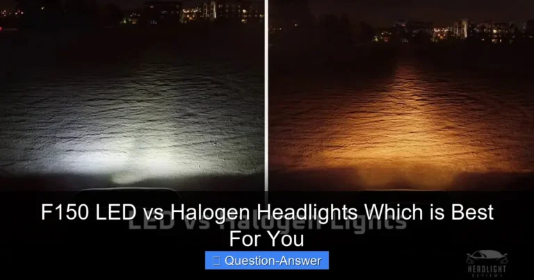 F150 LED vs Halogen Headlights Which is Best For You