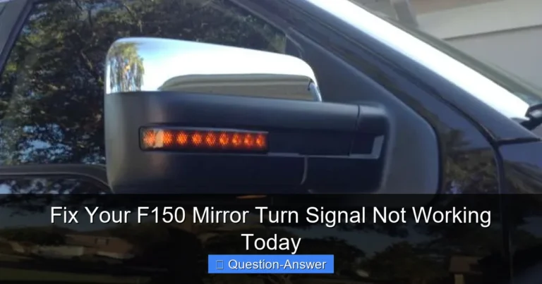 Fix Your F150 Mirror Turn Signal Not Working Today