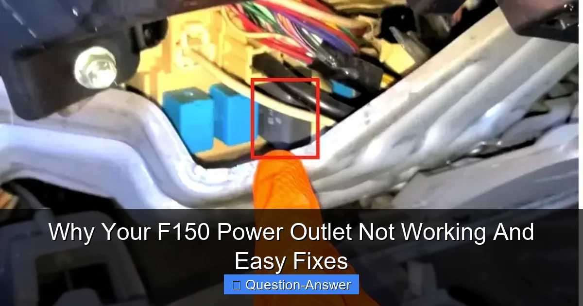 Why Your F150 Power Outlet Not Working And Easy Fixes