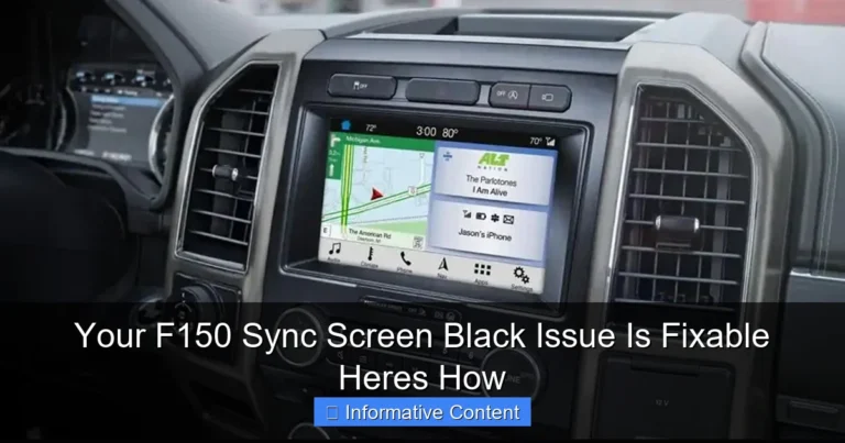 Your F150 Sync Screen Black Issue Is Fixable Heres How