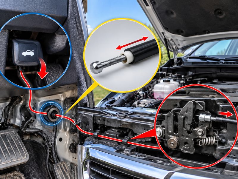 How Does a Hood Release Cable Work?