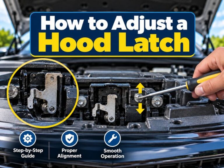 How to Adjust a Hood Latch: Instructions, Tips, and Useful Advice
