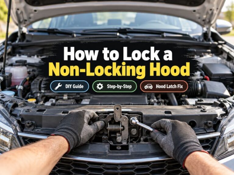 How to Lock a Non Locking Hood: Proper Hood Lock Installation