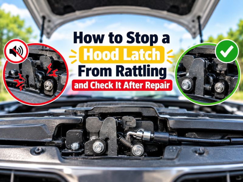 How to Stop a Hood Latch From Rattling and Check It After Repair