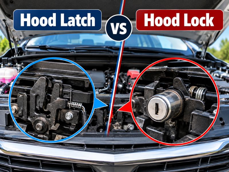 Is a Hood Lock the Same as a Hood Latch?