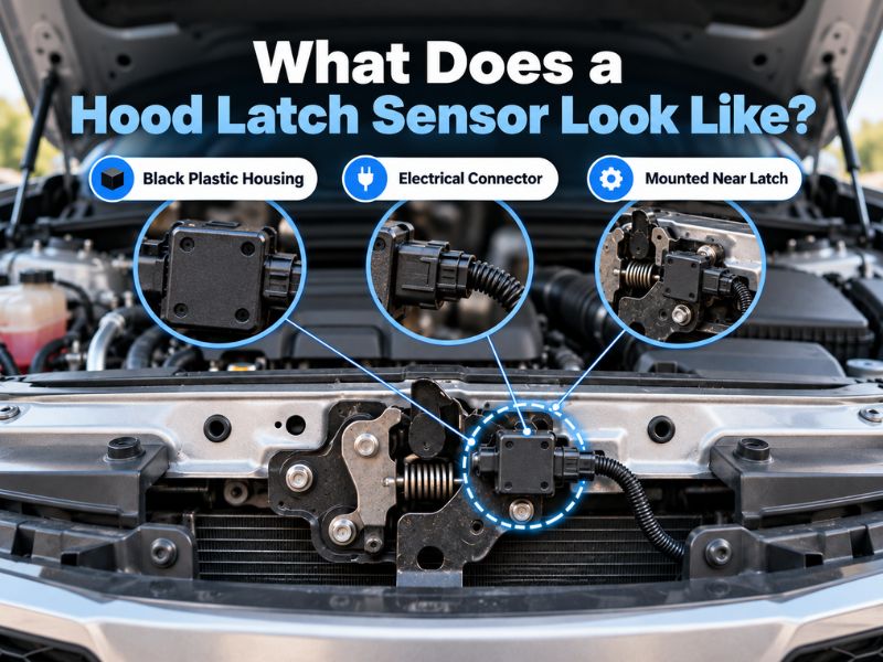 Where Is the Hood Latch Sensor Located?