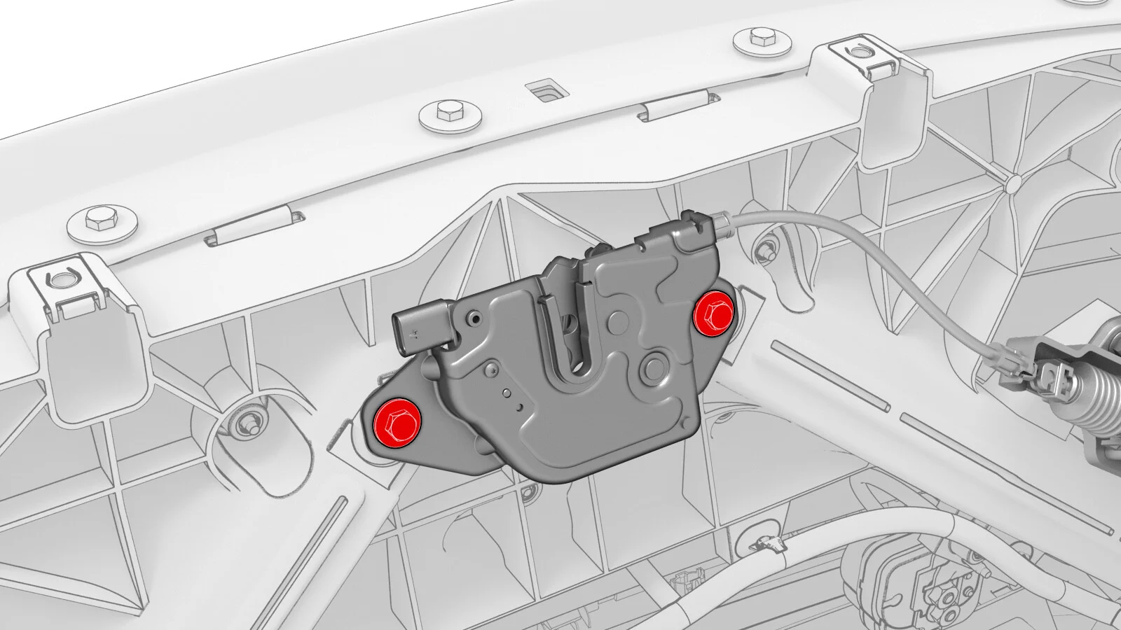 How to confirm the hood is secure - how to adjust a hood latch