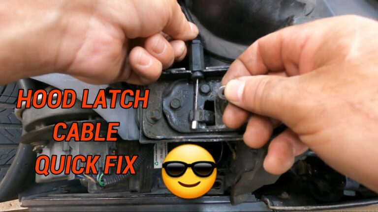 How to Shorten a Hood Release Cable