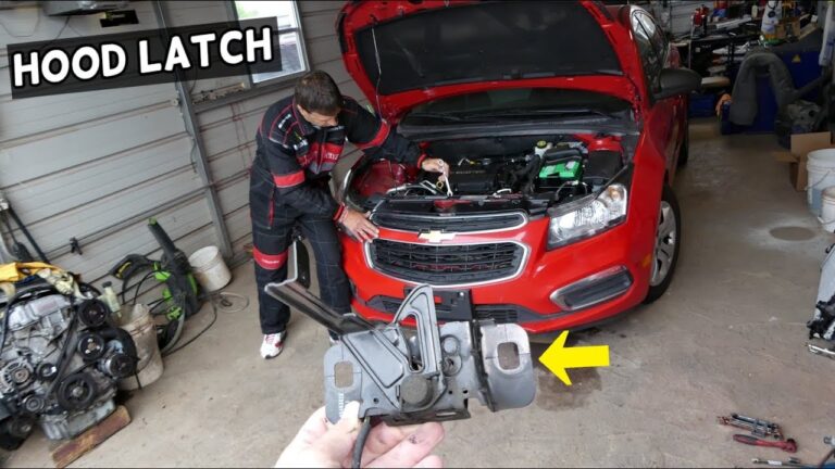How to Remove Hood Latch Sensor on Chevy Cruze