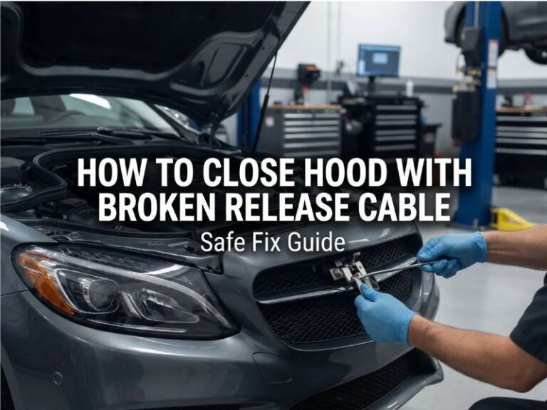 How to Close Hood With Broken Release Cable: Safe Fix Guide