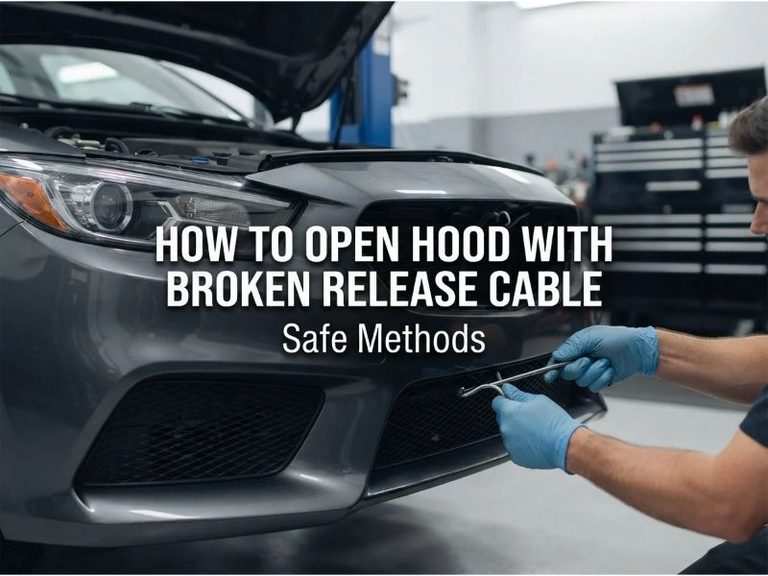 How to Open Hood With Broken Release Cable: Safe Methods