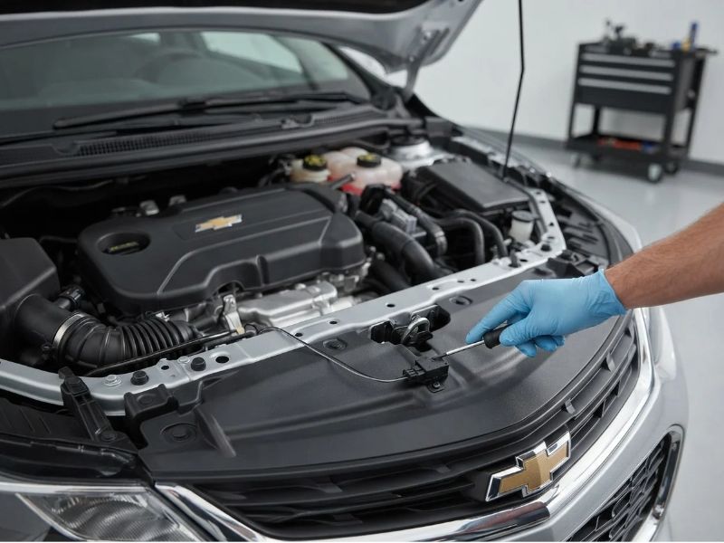 Where Is the Hood Latch Sensor on Chevy Cruze